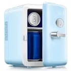 Mini Fridge With Handle, Small Fridge Rapid Cooling 4 Liter/6 Cans Skincare F...