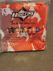 HOO-RAG The Better Bandana Neck Gaitor Face mask Orange With Mustangs