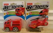 FISHER PRICE ROLLERS ROLL N GO TWIRLY & CAPTAIN LIGHTS & SOUNDS *NEW*