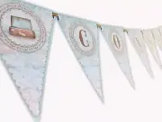 Travel Shower Banner Pennant Congratulations Banner