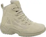 [Reebok] Men's Stealth 6" Lace-up Side Zip Work Boot Soft Toe