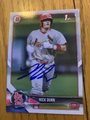 Nick Dunn 2019 Saint Louis Cardinals Signed Card