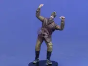 Resicast 1/35 "Come On" British Soldier in Winter Dress directing vehicle 355642