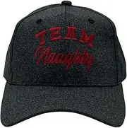 [Crazy Dog T-shirts] Team Naughty Hat Funny Sarcastic Christmas Novelty Cap