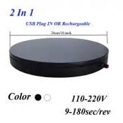 9-180sec/rev Photography Show Holder Electric Rotating Turntable Display Stand