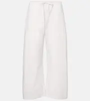 [Leset] Leset Kyoto cotton barrel-leg pants AU 12 white