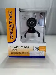 Creative Live! Cam Chat Camera USB VF0330EF Black NEW In Box