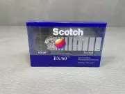 Brand New Sealed Scotch Normal Bias BX/60 Cassette Tape