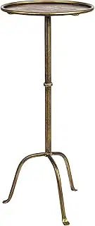 [Creative Co-Op] Metal Cocktail, Antique Brass Martini Table