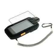 Silicone Case + Screen Protector + Safety Retractable Tether Steel Inside Stretch Lanyard for Garmin Alpha 200i 300i Alpha200i