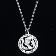 [ZOJK] Necklace 22Mm Pendant Short Long Women Men Colar Gift Jewelry Choker