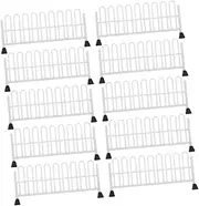 Toyvian 10pcs Miniature Traffic Barrier Roadblocks for Table Model High Simulation Traffic Signs for Miniature Scene Decoration and Role Play