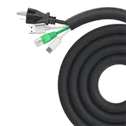 Dog and Cat Cord Protector 10ft ,Cable Sleeve for Easy Cord Management, Protects Cables From Pets Chewing 1/2inch Black