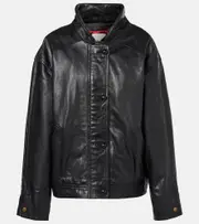 [Isabel Marant] Isabel Marant Betinia leather jacket AU 10 black