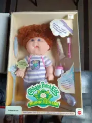 1997 Brushin' Teeth Baby Cabbage Patch Kid New In Box Pink Outfit