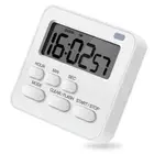 Kitchen Timer,Egg Timer with Clock,Digital Timer Stopwatch with LCD Loud7437