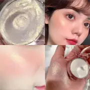 3 Colors Shimmer Glitter Highlighter Powder Palette Body Face Contour High Gloss