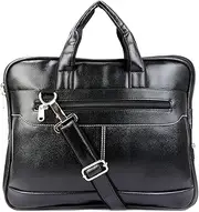 [ROLEXO] PU Leather 15.6 inch Laptop Messenger Organizer Bag/Shoulder Office Bag for Men