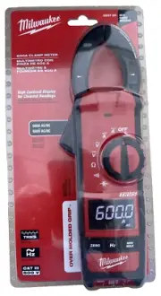MILWAUKEE (2237-20) 600A AC/DC Digital Clamp Meter CAT III, New