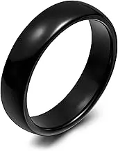 RFID 125khz Rewritable T5577 Chip Black Ceramic Smart Ring for Clone TK4100/EM4100 Access Control and Hotel Entry Door Keycards (US12#)