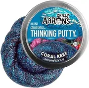 Crazy Aarons 2-Inch Mini Tin Colour Shock Coral Reef Thinking Putty