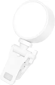 Clip Ring Light for Laptop - Mobile Phone Selfie Light | 6 Inch Selfie Ring Light Portable for Laptop, Makeup, Video Calls, Phone Light with Adjustable Light Modes