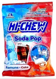 Morinaga HI-CHEW Soda Pop,Juicy Chewy Candy ,Ramune+Cola 2.82 oz Free Shipping!!