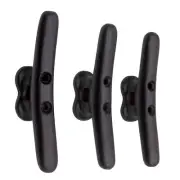 Rustic Weathered Black Cast Iron Boat Cleat Wall Hooks Nautical Home Décor 4....