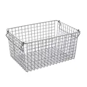Ezy Storage Large Stainless Steel Wire Basket - 2 Pack
