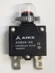 BREAKER 8A PUSH BUTTON BOAT CIRCUIT AC DC 10 pcs