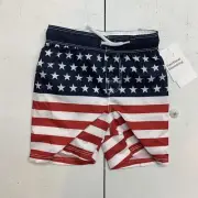 Old Navy Boys American Flag Swim trunks Size 2