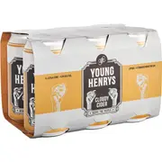 Young Henrys Cloudy Cider Cans 375ml x6 Pack