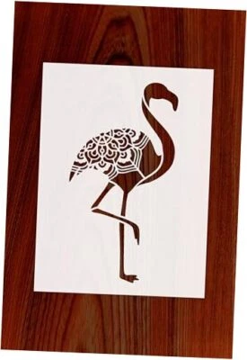 Reusable Flamingo Stencil for Painting and Crafts - Detailed and Beautiful