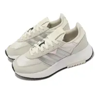 在飛比找PChome24h購物優惠-adidas 休閒鞋 Retropy F2 W 女鞋 米灰 