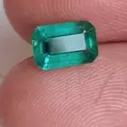 1.40 Ct Natural Emerald8. 5X5.5 MM vivid Faceted Octagon Cut For Jewelry