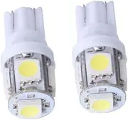 HORIALENCE 10PCS LED Car Bulbs Error Side Light Fit for Map License Plate Trunk and Backup Light Easy Installation White