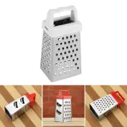 Practical Mini FourSided Slicer Stainless Steel Grater for Fine Ingredients