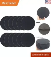 12-Pack 6.7-Inch Round Charcoal Compost Filters for Kitchen Odor Control