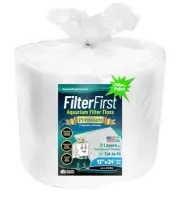 Aquatic Experts Aquarium Filter Floss Pad, FilterFirst, 12” X 24’ Fish Tank