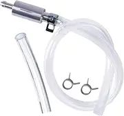 Frfik Motorcycle Brake Bleeder Kit - Brake Fluid Bleeder Hose,Single-Way Check Valve Tube Fluid Connector Replacement for Scooter Maintenance Hydraulic System Clutch Motorcycle Electric Vehicle