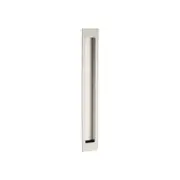 Zanda 300 x 37mm Brushed Nickel Concealed Fixing Verve Flush Pull 5306BLK