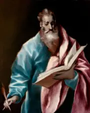 El Greco - St. Matthew Giclee Fine Art Print on Canvas Wall Decor Printing 36"