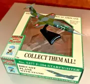 F-104 Starfighter. mach 2.2. Korean War. Die Cast Metal. 1:120 scale. New in Box