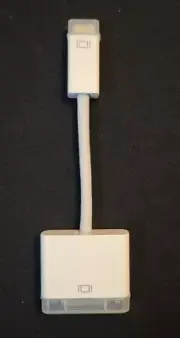 Apple Mini-DVI to DVI Adapter Converter Cable Dongle for Macbook Powerbook iMac