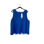 NWT! Vineyard Vines Seersucker Scallop Shell Top Size 22