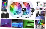 Motion Activated Under Bed Light Strips, 2x9.8ft RGB Motion Sensor LED Light