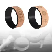 Yoga Wheel Back Roller Soft Increase Flexibility Backbend Stretching Yoga Prop