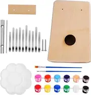 Kisangel 10-key Wooden Thumb Piano for Boys and Girls Portable Kalimba Piano Music Notes for Beginners