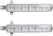 Binxind 2X Car 6 LED 6000K Daytime Running Light DRL Clear 9677409380 9677409380 for C1 2006-2017 C3 2015-2019