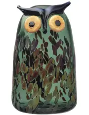 [IITTALA] Bbt Long-Eared Owl 110x175mm in Pine Green